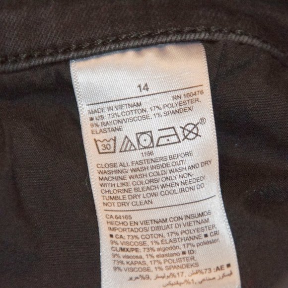 Old Navy high rise skinny jeggings like new!  Sz 14 - Picture 10 of 12